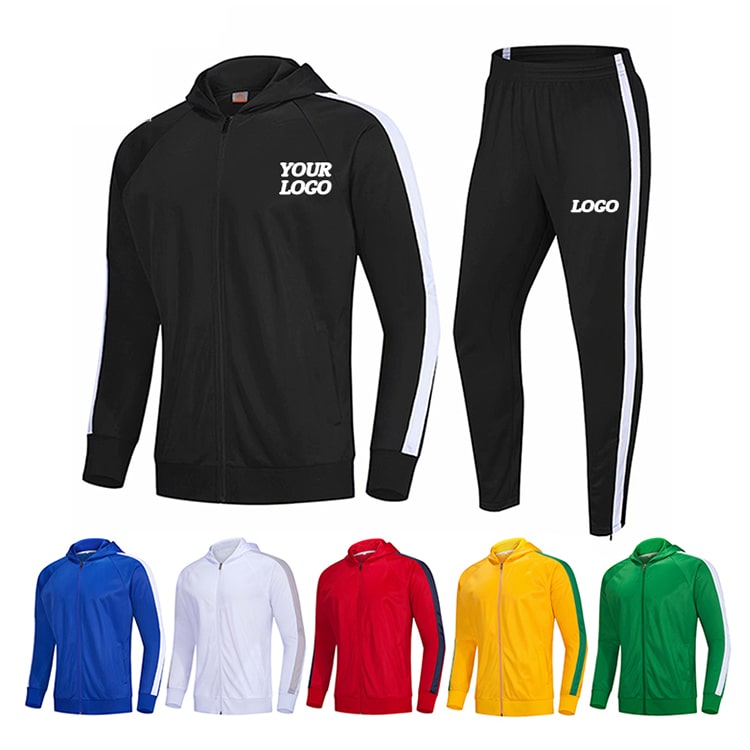 Men's Plain Color Two Piece Fitness Suit
