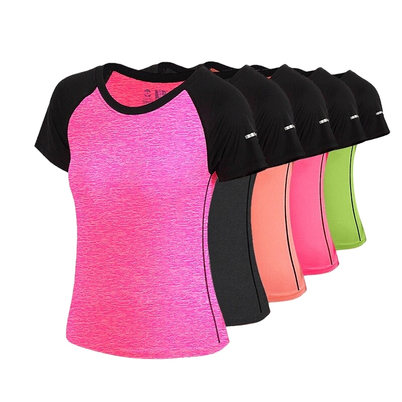 Women's Yoga Top Fitness Short Sleeve T-Shirt